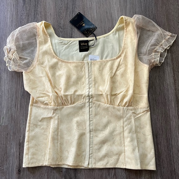 Disney Beauty And The Beast Bustier Top - Picture 4 of 8